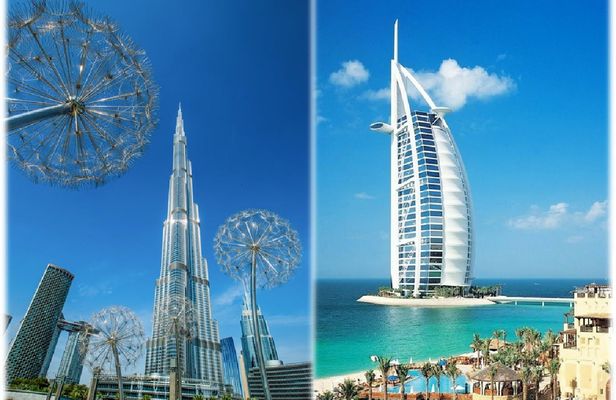 Burj Khalifa At The Top and Burj Al Arab tour with private transfer