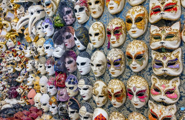 Paint Your Own Mask Workshop in Venice