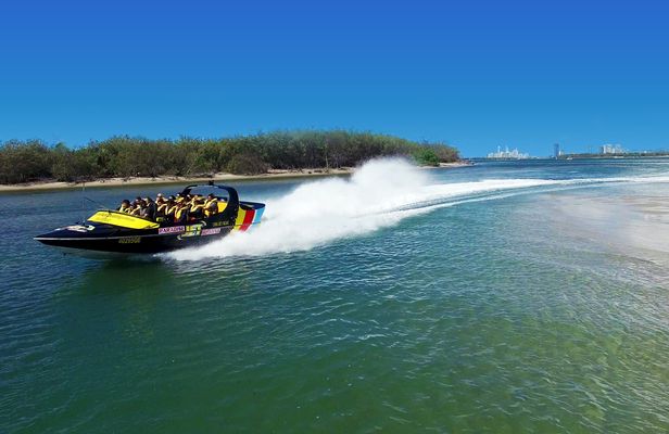 Premium broadwater adventure jet boat ride