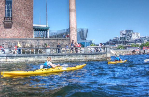 Downtown Stockholm kayaking tour