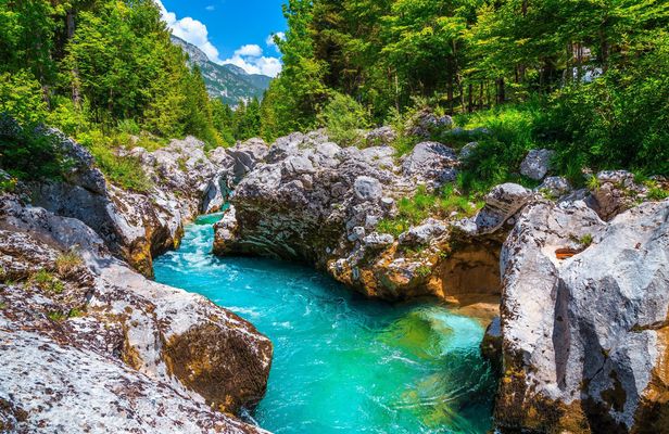 Full-day Rafting experience on the Soča River from Ljubljana