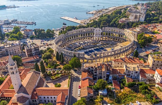 Istria Peninsula day trip with Pula Amphitheater from Bled