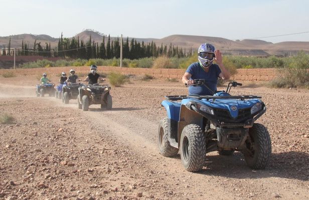Quad biking in Agafay desert