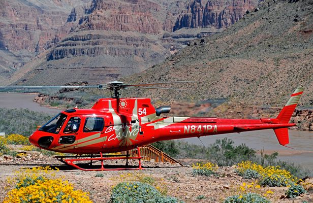 Grand Canyon West Rim bus tour with Hoover Dam photo stop and helicopter ride