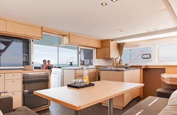Santorini Premium Catamaran Cruise with Pickup, BBQ and Drinks
