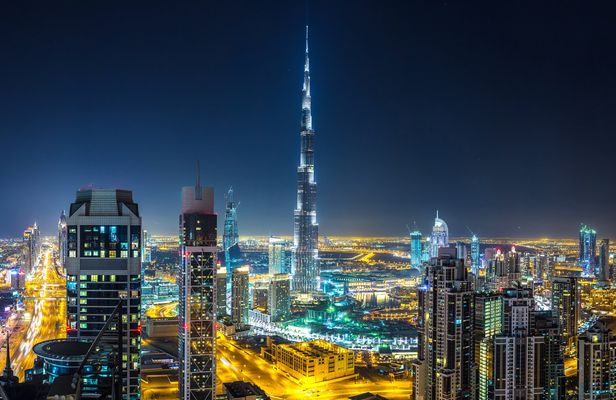 Dubai by night and dinner at Atlantis the Palm