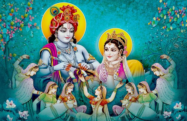 Jal Sanjhi art painting on water