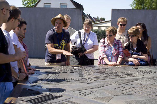 Sachsenhausen concentration camp memorial in Berlin