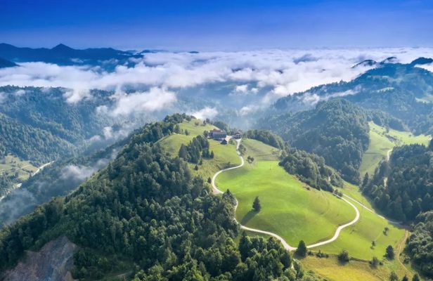 Road cycling tour in Ljubljana