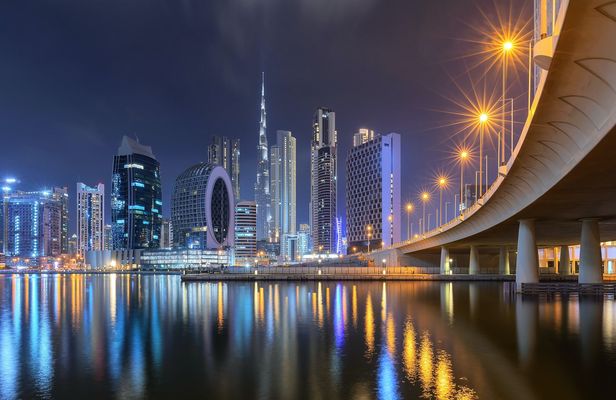 Dubai luxury canal dinner cruise with optional transfer and beverages