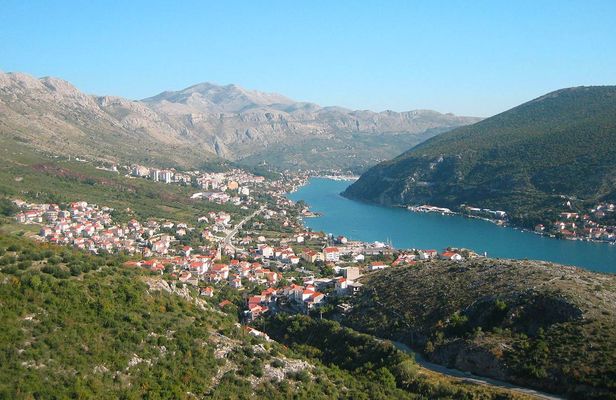 Sunset panoramic drive from Dubrovnik