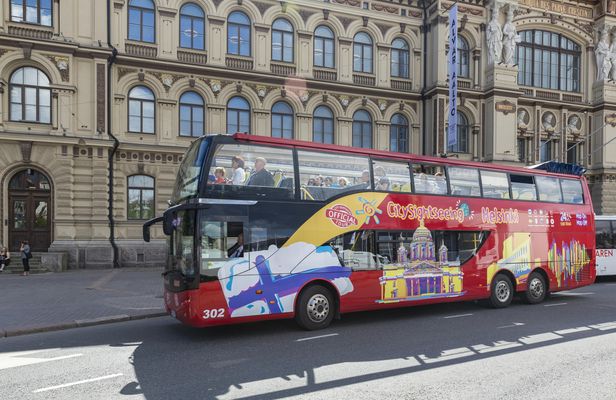 City Sightseeing hop-on hop-off bus tour of Helsinki