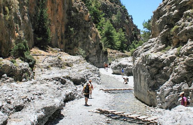 Easy guided tour of Samaria gorge from Chania