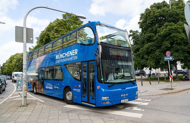 24-hour grand hop-on hop-off bus tour of Munich
