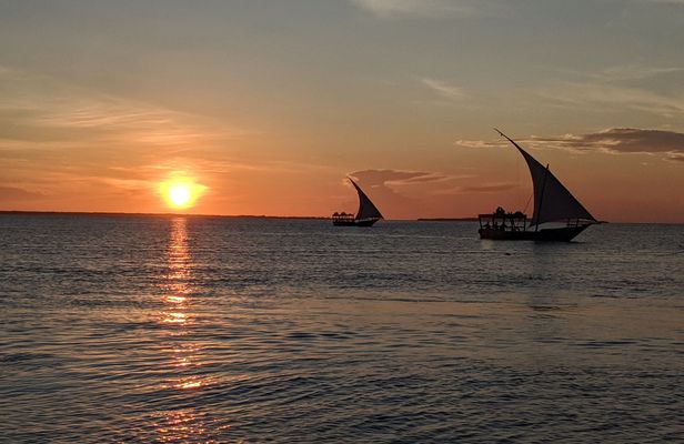 Zanzibar private sunset dinner cruise