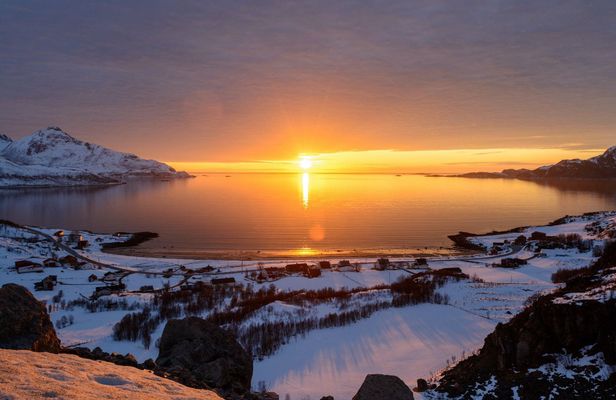 Winter Kvaløya Fjord tour