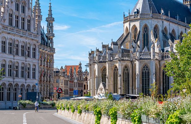 Self guided tour with interactive city game of Leuven