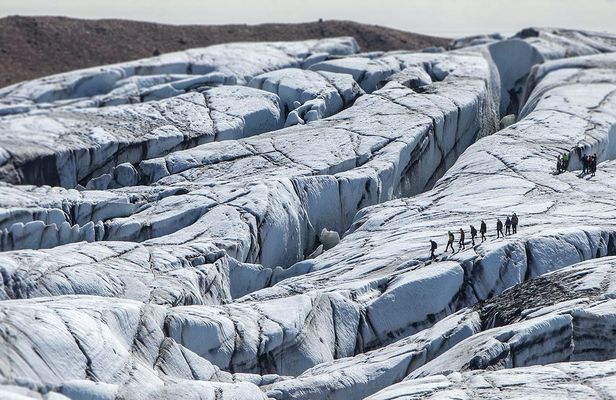 Skaftafell blue ice glacier walk