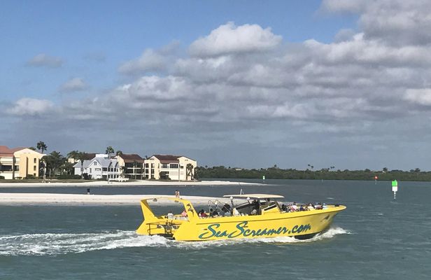 Sea Screamer speedboat ride at Clearwater Beach
