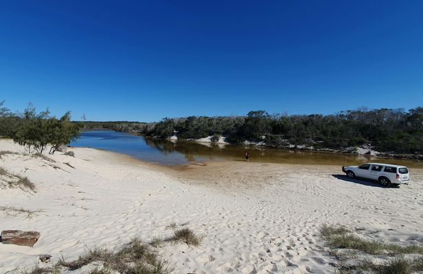 Bribie Island 4WD, kayak, beach and bunker tour