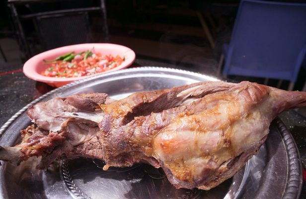 Kenyan lunch or dinner at Carnivore restaurant in Nairobi