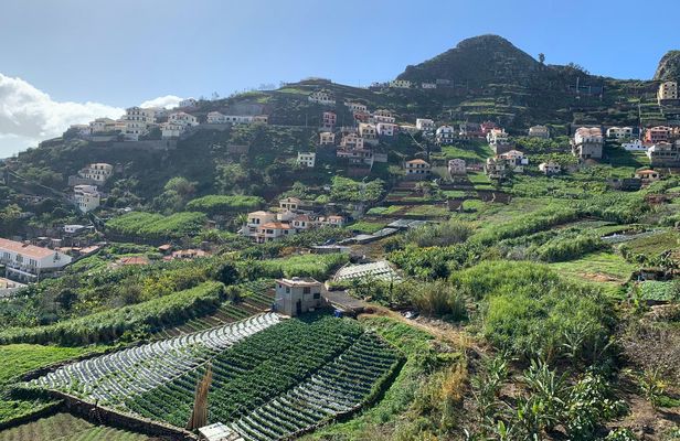 Madeira amazing views: cliff & valleys in open roof 4x4 tour