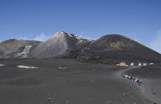 Etna upper craters guided excursion from Taormina