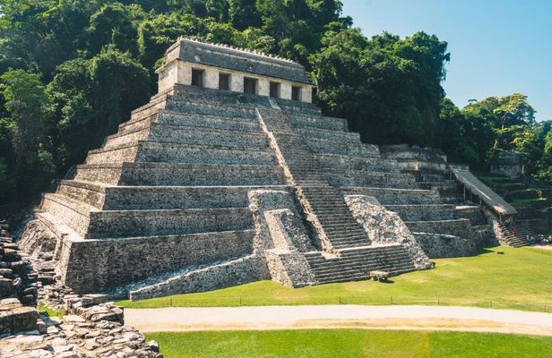 Palenque Archaeological Site, Agua Azul and Misol Ha waterfalls tour