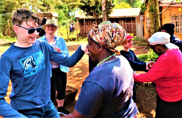 Kenyan grandma's pig farm tour from Nairobi