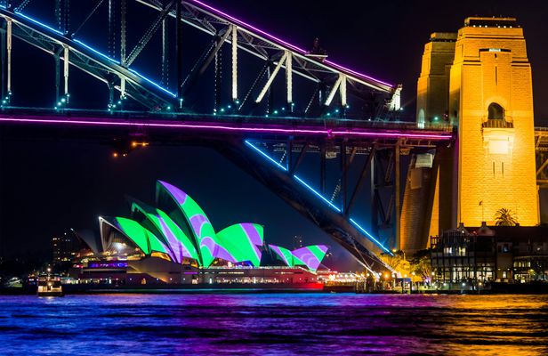 Vivid Sydney Festival bring-your-own-drink catamaran cruise