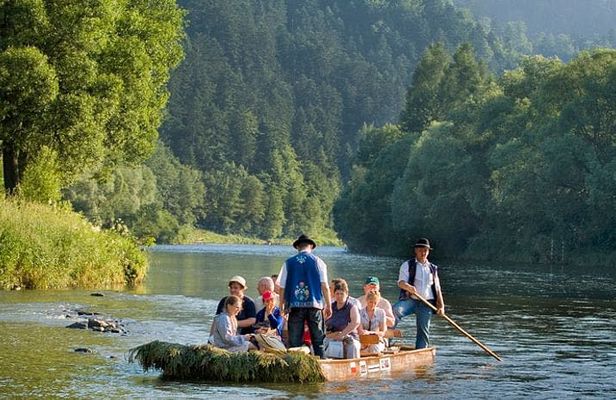 Dunajec river gorge rafting from Krakow
