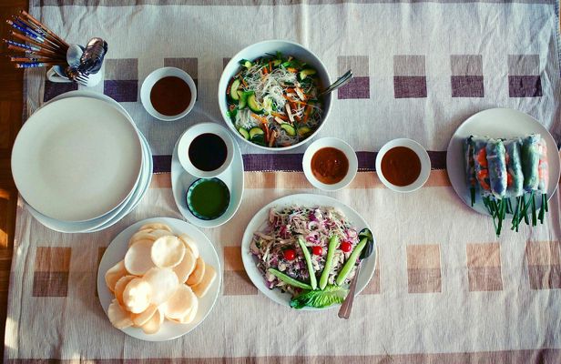 Cooking class at Hoi An's Red Bridge Cooking School from Da Nang