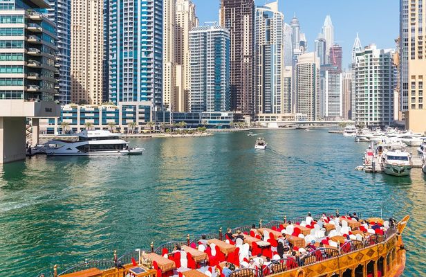 Dubai Marina harbour sightseeing cruise