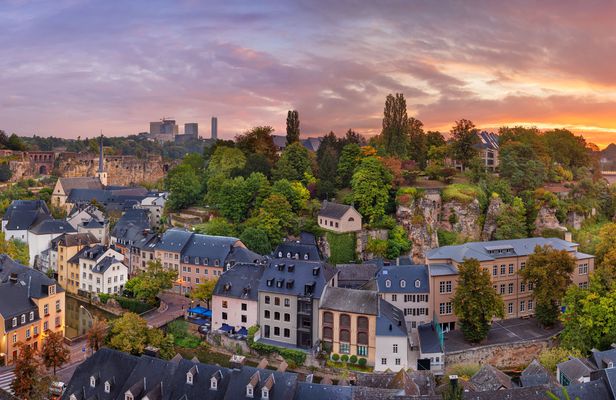Self guided tour with interactive city game of Luxembourg City