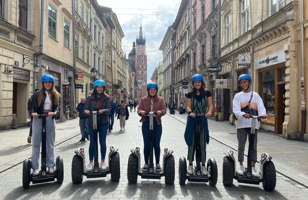 Guided Krakow self-balancing scooter tour of the old town