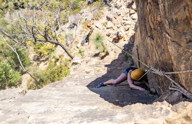 Rock climb and abseil at Morialta Conservation Park