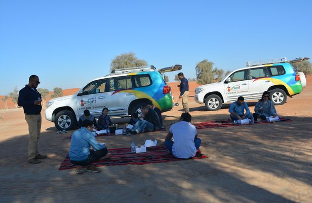 Hatta safari tour with Honey Bee Garden entrance