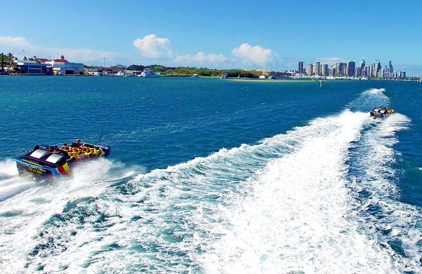 Jet boat and Aquaduck combo