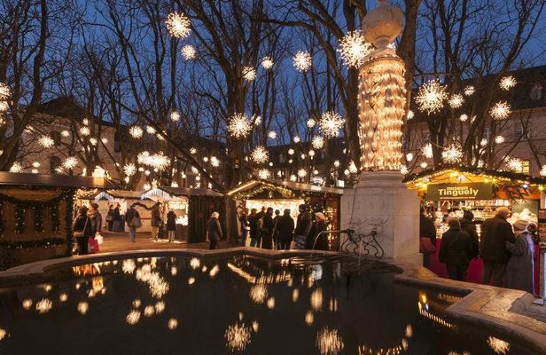 Christmas magic walking tour in Basel