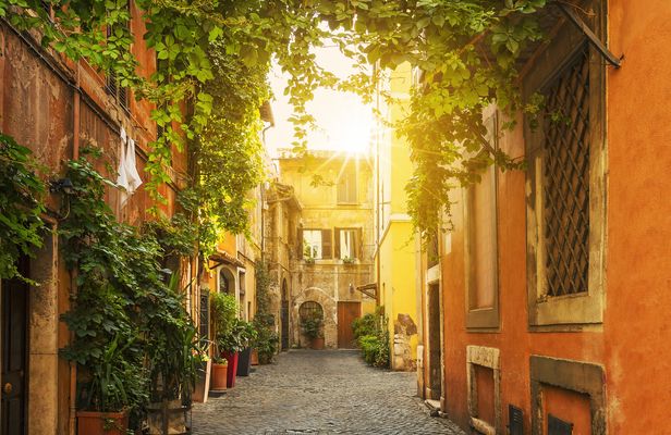 Trastevere district E-bike guided tour