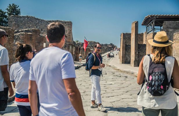 Pompeii ruins and Mt. Vesuvius volcano day trip from Naples