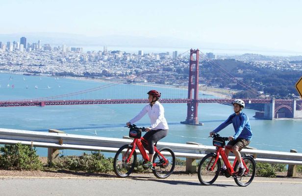 San Francisco Golden Gate Bridge guided electric bike tour