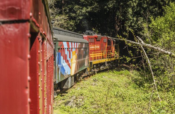 Skunk Train Pudding Creek Express tickets in Fort Bragg, CA