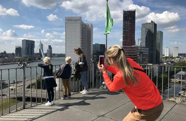 Private Markthal tour and Het Witte Huis rooftop visit