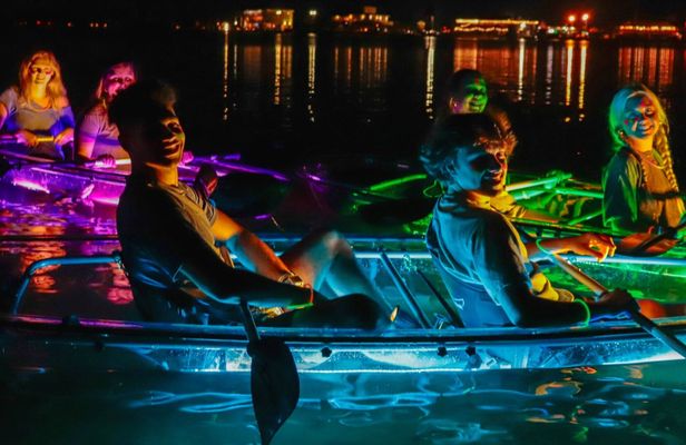Night time glow paddle at Margaritaville Pensacola Beach