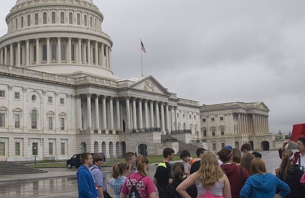 Washington DC walking tour and entrance to the African American Museum