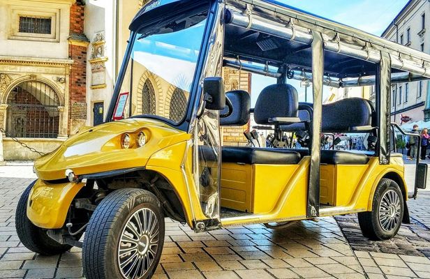 Krakow Old Town sightseeing tour by electric golf cart