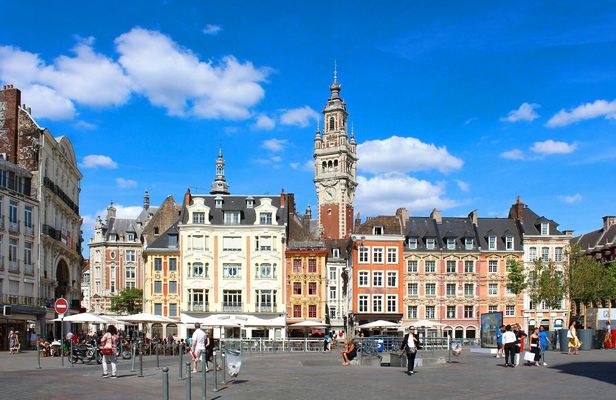 30-minute private tour in Lille by Citroën 2CV