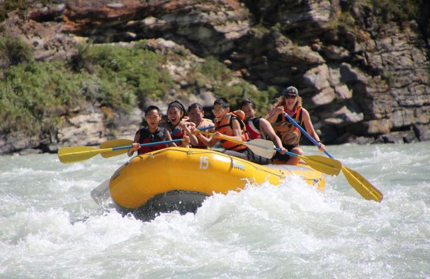 Athabasca Falls and Canyon rafting experience