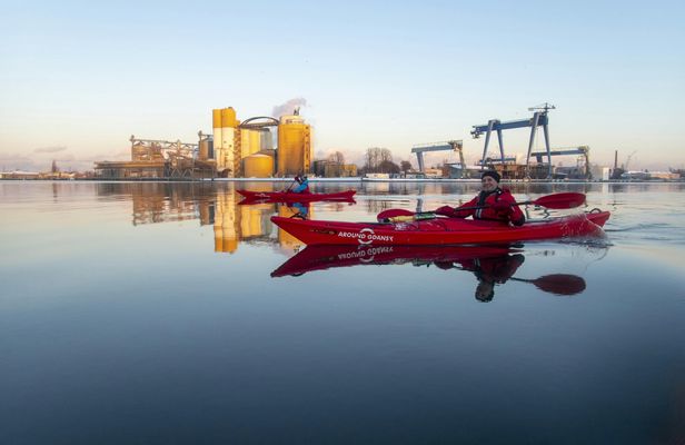Winter Kayak Tour in Gdansk